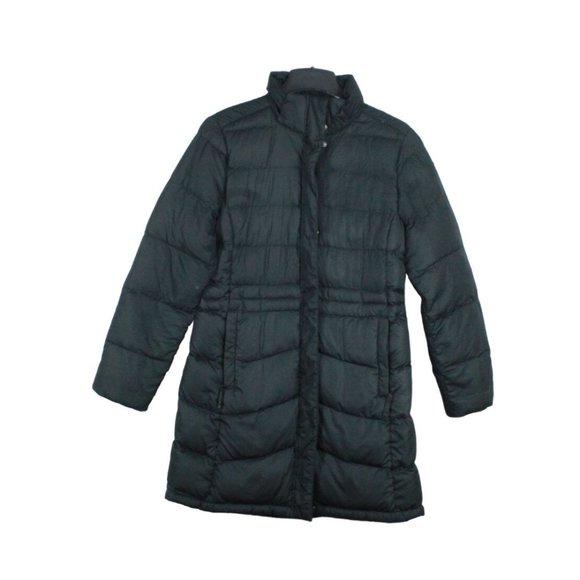 L.L. Bean Jackets & Blazers - LL Bean Black Polyester Downtek Warm Core Down Coat Size M Reg